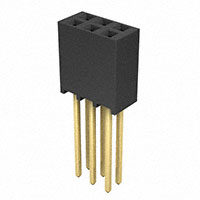 Samtec Inc. - SSQ-103-04-G-D - CONN RCPT .100" 6POS DUAL GOLD