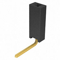 Samtec Inc. - SSQ-101-03-G-S-RA - CONN RCPT .100" 1POS R/A SGL AU