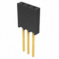 Samtec Inc. - SSQ-103-03-G-S - CONN RCPT .100" 3POS SNGL GOLD