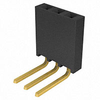 Samtec Inc. - SSQ-103-03-G-S-RA - CONN RCPT .100" 3POS R/A SGL AU