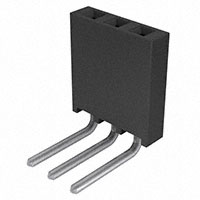 Samtec Inc. - SSQ-103-03-S-S-RA - CONN RCPT .100" 3POS R/A SGL AU