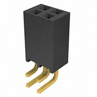 Samtec Inc. - SSQ-102-02-G-D-RA - CONN RCPT .100" 4PS DL R/A GOLD