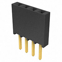 Samtec Inc. - SSQ-104-02-G-S - CONN RCPT .100" 4POS SNGL GOLD