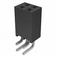 Samtec Inc. - SSQ-102-02-S-D-RA - CONN RCPT .100" 4PS DL R/A GOLD