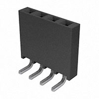 Samtec Inc. - SSQ-104-02-T-S-RA - CONN RCPT .100" 4POS SGL R/A TIN