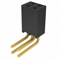 Samtec Inc. - SSQ-102-03-G-D-RA - CONN RCPT .100" 4POS DL R/A GOLD