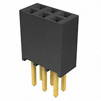 Samtec Inc. - SSQ-103-02-G-D - CONN RCPT .100" 6POS DUAL GOLD