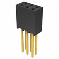 Samtec Inc. - SSQ-103-03-G-D - CONN RCPT .100" 6POS DUAL GOLD