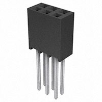 Samtec Inc. - SSQ-103-23-F-D - CONN RCPT .100" 6POS DUAL GOLD