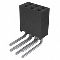 Samtec Inc. - SSQ-103-03-S-D-RA - CONN RCPT .100" 6POS DL R/A GOLD