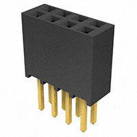 Samtec Inc. - SSQ-104-02-G-D - CONN RCPT .100" 8POS DUAL GOLD