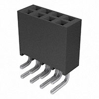 Samtec Inc. - SSQ-104-02-S-D-RA - CONN RCPT .100" 8PS DL R/A GOLD