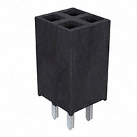 Samtec Inc. - SSW-102-01-F-D - CONN RCPT .100" 4POS DUAL GOLD