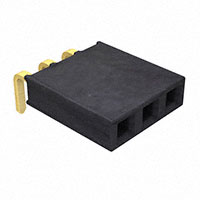 Samtec Inc. - SSW-103-02-G-S-RA - CONN RCPT .100" 3POS R/A SGL AU