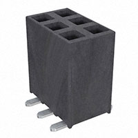 Samtec Inc. - SSW-103-22-F-D-VS-K-TR - CONN RECPT 6POS .100" SMT GOLD