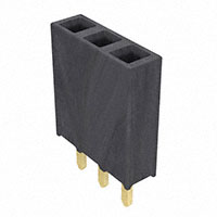 Samtec Inc. - SSW-103-01-G-S - CONN RCPT .100" 3POS SNGL GOLD