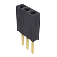 Samtec Inc. - SSW-103-02-G-S - CONN RCPT .100" 3POS SNGL GOLD