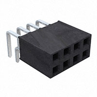 Samtec Inc. - SSW-104-02-F-D-RA - CONN RCPT .100" 8POS DL R/A GOLD