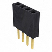 Samtec Inc. - SSW-104-02-G-S - CONN RCPT .100" 4POS SNGL GOLD