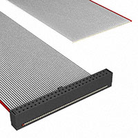 Samtec Inc. - TCSD-25-S-02.00-01-N - CABLE ASSEM 2MM 50POS SGL END 2"