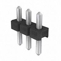 Samtec Inc. - TLW-103-06-T-S - CONN HEADER .100" 3POS SNGL TIN