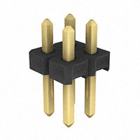 Samtec Inc. - TLW-102-05-G-D - CONN HEADER .100" 4POS DL GOLD