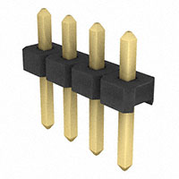 Samtec Inc. - TLW-104-05-G-S - CONN HEADER .100" 4POS SGL GOLD