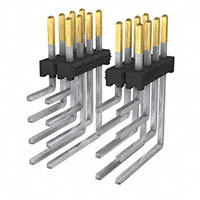 Samtec Inc. - TMM-110-01-L-Q-RA - CONN HDER 40POS QUAD 2MM T/H RA