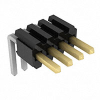 Samtec Inc. - TMS-104-02-S-S-RA - CONN HEADER 4POS .050" T/H GOLD