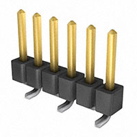 Samtec Inc. - TSM-106-01-L-SV - CONN HEADER 6POS .100" SNGL SMD