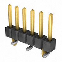 Samtec Inc. - TSM-106-01-S-SV-A - CONN HEADER 6POS .100" SNGL SMD