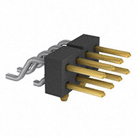 Samtec Inc. - TSM-104-01-L-DH-A-P-TR - CONN HEADER 8POS .100" DBL SMD