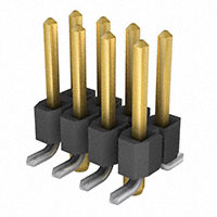 Samtec Inc. - TSM-104-01-L-DV-A-P-TR - .025 SQ. TERMINAL STRIPS