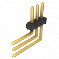 Samtec Inc. - TSW-101-09-G-T-RA - CONN HEADER 3POS .100" TPL R/A