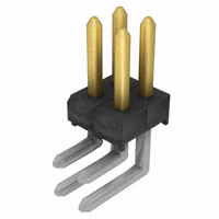 Samtec Inc. - TSW-102-08-S-D-RA - CONN HEADER 4POS .100 DL R/A AU