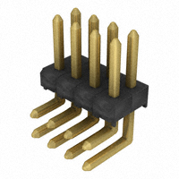 Samtec Inc. - TSW-104-08-G-D-RA - CONN HEADER 8POS .100" DL R/A AU