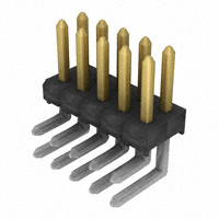 Samtec Inc. - TSW-105-08-L-D-RA - CONN HEADER 10POS .100 DL R/A AU