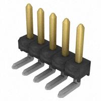 Samtec Inc. - TSW-105-08-L-S-RA - CONN HEADER 5POS .100 SGL R/A AU