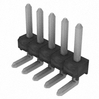 Samtec Inc. - TSW-105-08-T-S-RA - CONN HEADER 5POS .100" SNGL R/A