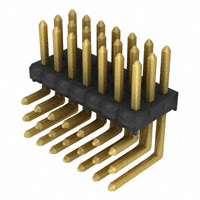 Samtec Inc. - TSW-107-08-G-T-RA - CONN HEADER 21POS .100" TPL R/A