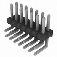 Samtec Inc. - TSW-107-08-T-D-RA - CONN HEADER 14PS .100 DL R/A TIN