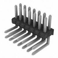 Samtec Inc. - TSW-107-22-T-D-RA - CONN HEADER 14POS .100" DBL R/A