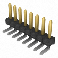Samtec Inc. - TSW-108-08-S-S-RA - CONN HEADER 8POS .100 SGL R/A AU