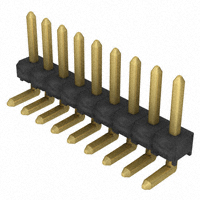 Samtec Inc. - TSW-109-08-G-S-RA - CONN HEADER 9POS .100 SGL R/A AU