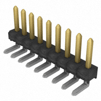 Samtec Inc. - TSW-109-08-S-S-RA - CONN HEADER 9POS .100 SGL R/A AU