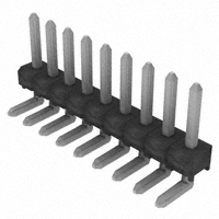 Samtec Inc. - TSW-109-08-T-S-RA - CONN HEADER 9POS .100" SNGL R/A