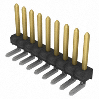 Samtec Inc. - TSW-109-25-F-S-RA - CONN HEADER 9POS .100" R/A AU