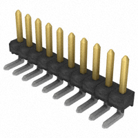 Samtec Inc. - TSW-110-08-S-S-RA - CONN HEADER 10PS .100 SGL R/A AU