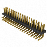 Samtec Inc. - TSW-119-08-G-D-RA - CONN HEADER 38POS .100 DL R/A AU