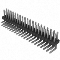 Samtec Inc. - TSW-120-08-T-D-RA - CONN HEADER 40PS .100 DL R/A TIN